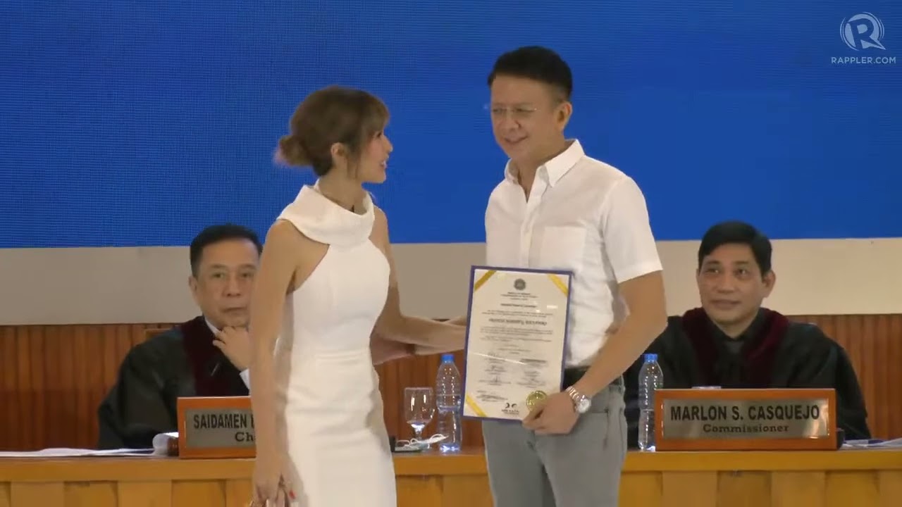 Chiz Escudero proclaimed as senatorelect YouTube