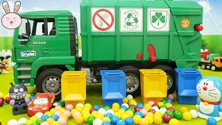 Bruder Man Tga Garbage Truck Toys Gumball Get Mess Up At Tayo Garage Yapitv Toys