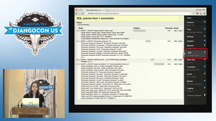 DjangoCon US 2015 - But, why is the admin slow? by...