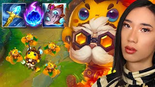 Heimerdinger Support is UNSTOPPABLE! (BURN AND SLOW WITH TURRETS!)