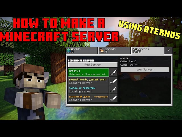 Create a Free Minecraft Server without ATERNOS to Play with  Friends😨BEDROCK and JAVA — Eightify