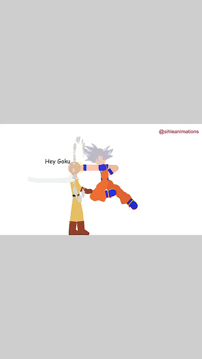 Goku's one punch #goku #saitama #onepunchman #shorts