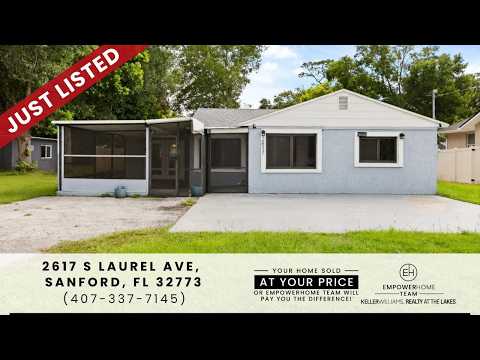 2617 S Laurel Ave, Sanford, FL home video tour