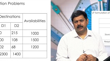 Week 4 Module 1 LP formulation of Transportation Problems