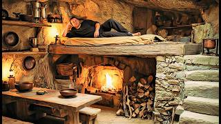 Primitive Engineering: Building a Long-Lasting Underground Home with a Stone Roof (Full)