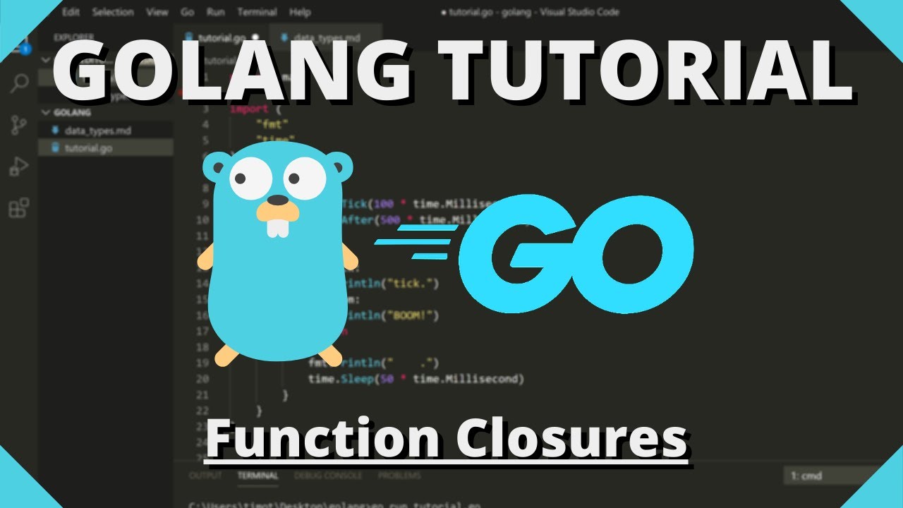 Golang Tutorial #17 - Advanced Function Concepts & Function Closures