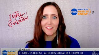 Good Morning America's GMA3: What You Need to Know featuring 1 Girl Revolution