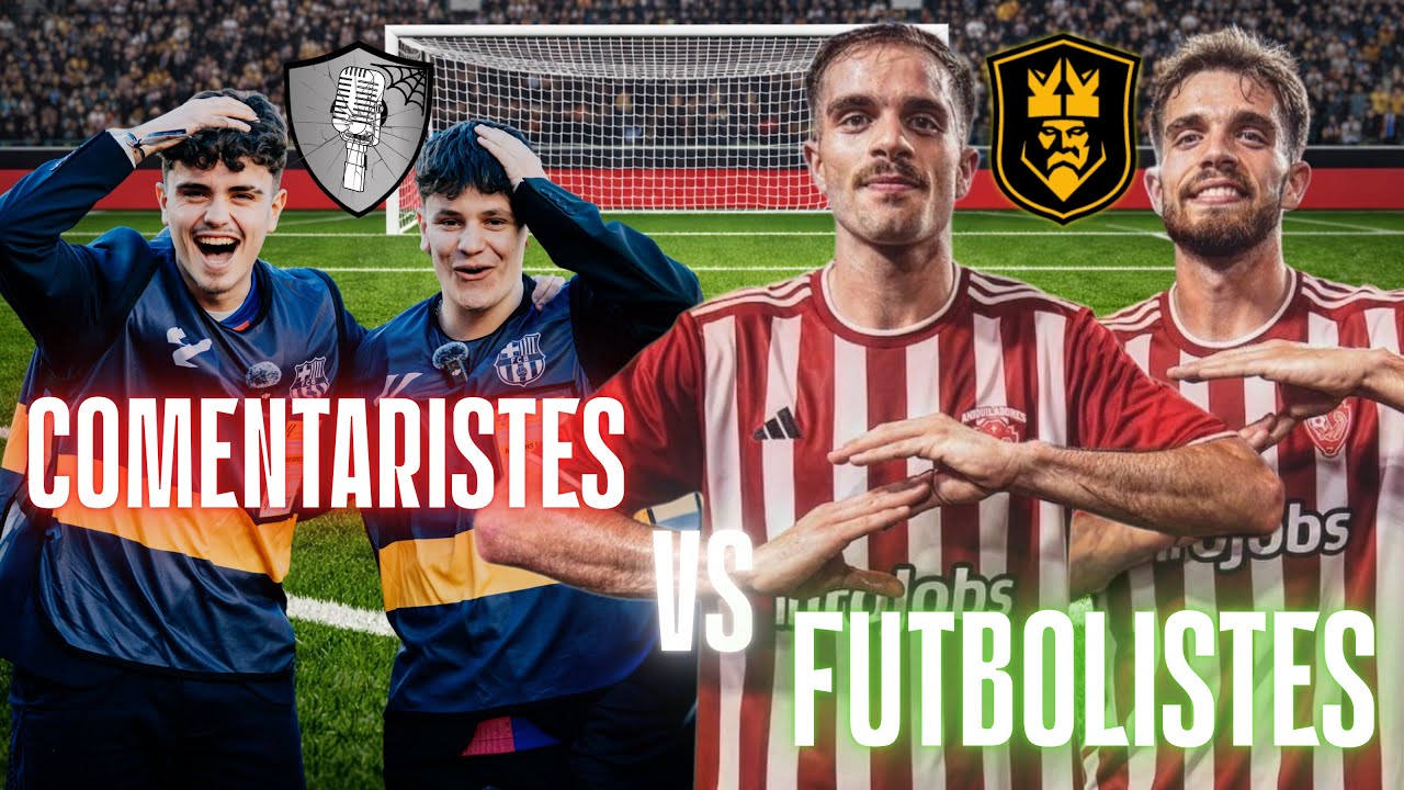 COMENTARISTES contra FUTBOLISTES en REPTES de FUTBOL