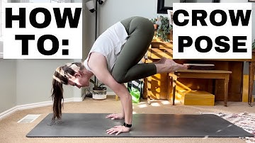 Step by Step Tutorial: CROW POSE (Bakasana) For Beginners! -- Warm-up, How to Use Props