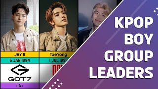 Leaders of Every KPOP Boy Group | World Stats
