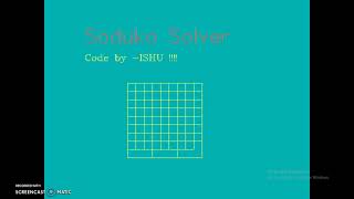 Sudoku Solver || C/C++ Programming project