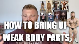 HOW TO BRING UP YOUR WEAK BODY PARTS | HIGH DAY IN THE OFFSEASON