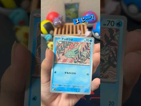 【ポケカ】コンビニのバラ5パック開封！やば…な息子。 #ポケモンカード #pokemon #shorts #開封動画 #ニンジャスピナー