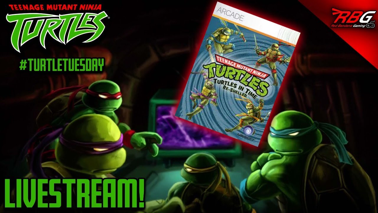 TMNT Turtles In Time ReShelled LIVESTREAM TurtleTuesday Red Bandana