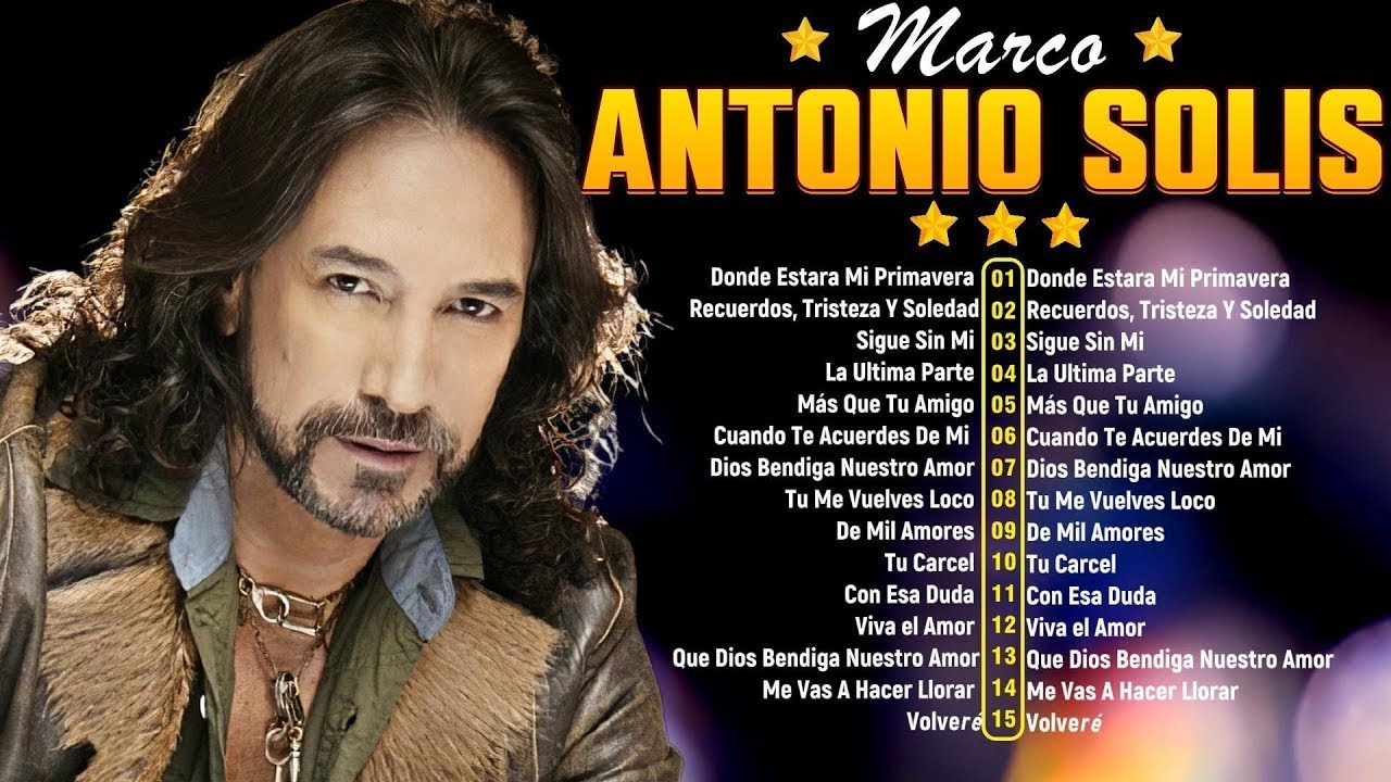 MARCO ANTONIO SOLÍS EXITOS MUSICA ROMANTICOS MARCO ANTONIO SOLÍS ~ 50 GRANDES EXITOS ENGANCHADOS