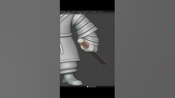 complete video of making this character on my channel #shorts #blender #shortfeed #3dsculpt