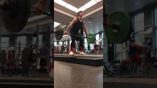 2::7:18 High hang snatch high pull 4 reps @ 130lbs