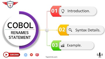 COBOL RENAMES Clause  | COBOL 66 renames syntax and rules | Renames in COBOL | Renames Rules.