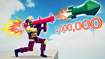 SUPER ULTRA ROCKET LAUNCHER vs EVERY UNIT | TABS - Totally Accurate Battle Simulator