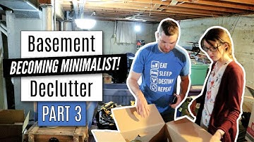 *NEW* Extreme Declutter & Organize 2021 | Messy to Minimalism Series | The Basement [PART 3]