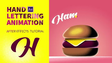 Hand Lettering Animation. After Effects Tutorial