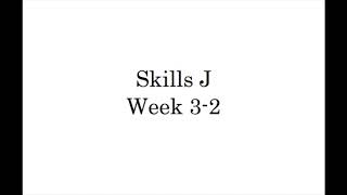 Skills J 3-2