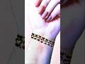 Heart shape bracelet mehndi designs #shorts #mehndi #henna #trending #viralvideo #mehandi