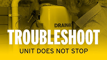 Central vacuum will not stop