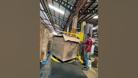 Pallet Stretch Wrapper Machine with Top Press Features