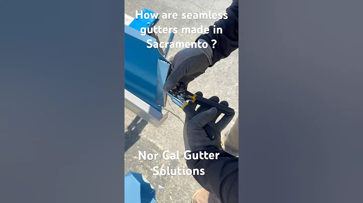 Gutter installation in Sacramento Nor Cal Gutter Solutions #sacramentoca #gutterinstallation