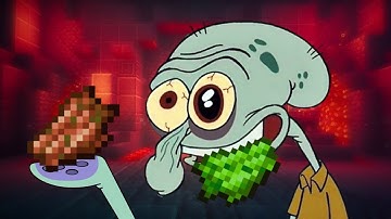 Insane Squidward | Horror Minecraft