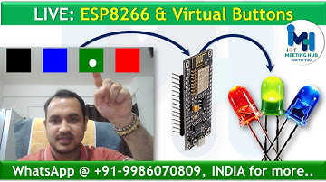 LIVE: ESP8266 & Virtual Buttons & RGB LEDs