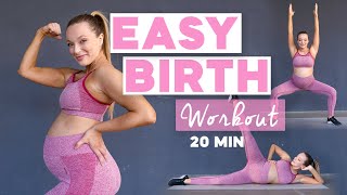 20 MIN Schwangerschaft Workout / Vorbereitung auf Geburt / Prenatal Training screenshot 5