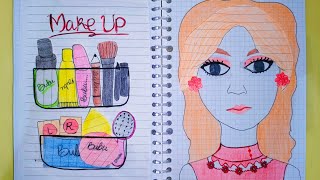 paperdiy 🖍️ make up 💄/paper cosmetics /paper play /asmr