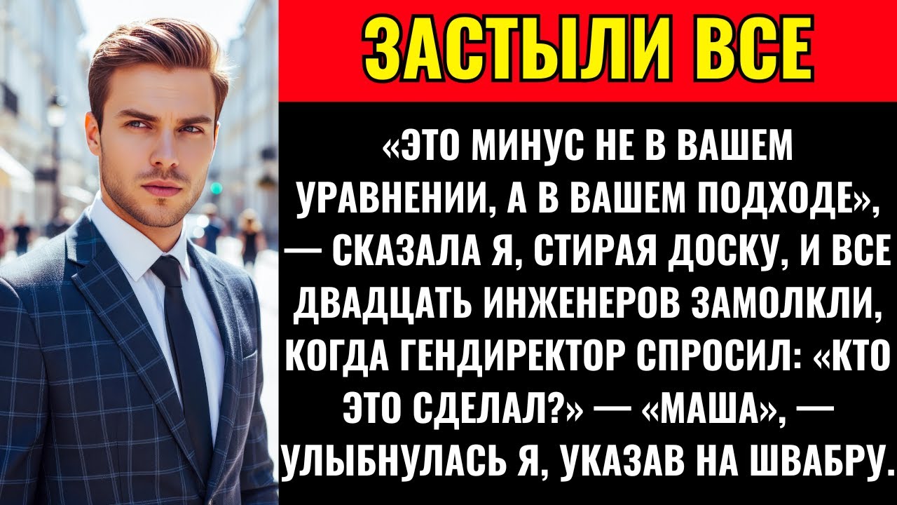 20 Экспертов Не Справились, А Бедная Уборщица Решила За Минуту — И Миллионер-Директор…