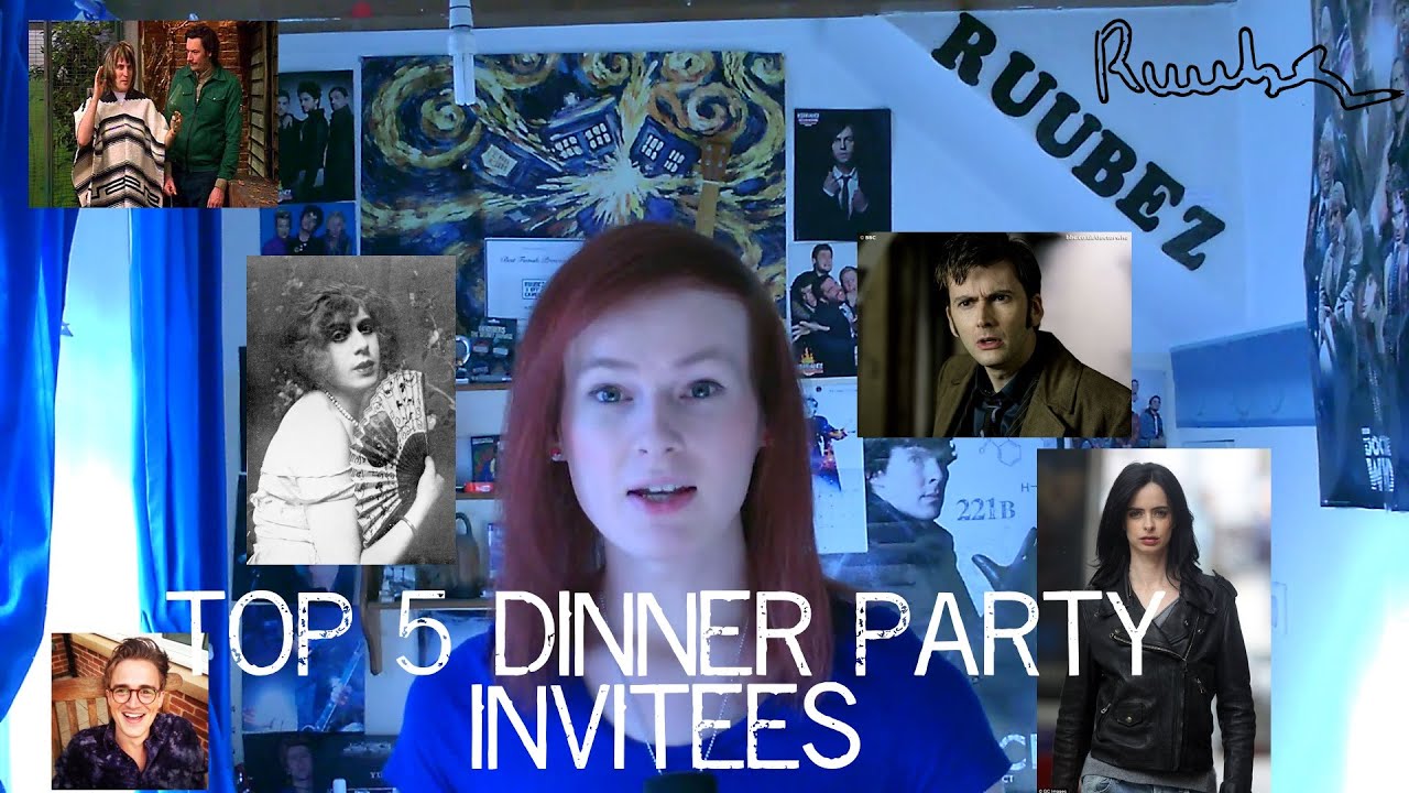 ruubez top 5 dinner party invitees get to know me youtube