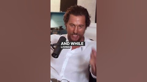 Thumbnail of Matthew McConaughey on LIVING in Rust Cohle’s MIND on “True Detective” #shorts