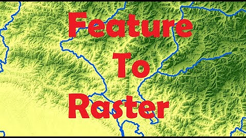 Convert Feature data to Raster data + ArcGIS