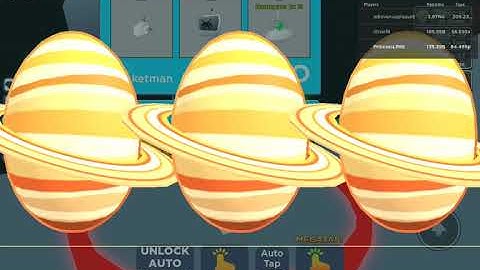 Secret area and codes in tapping simulator