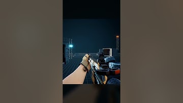 (Unreal Engine) Low Poly Assault Rifle - Reload Animation #shorts