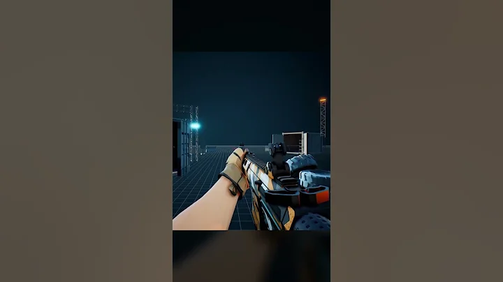 (Unreal Engine) Low Poly Assault Rifle - Reload Animation #shorts