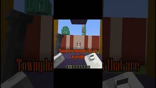 How Towny works | Gilded Nations |  #minecraft #minecraftshorts #minecraftserver #shortsfyp