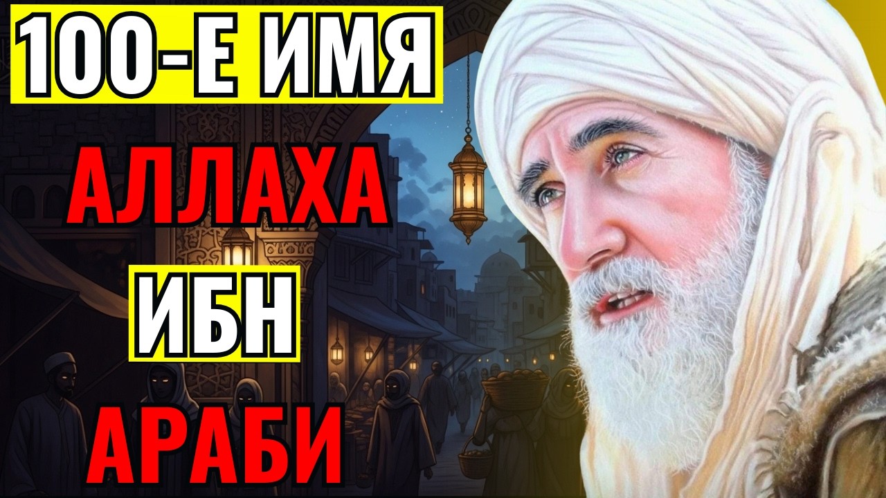 Ибн Араби узнал тайное имя Бога... а затем отказался кому-либо об этом рассказать.