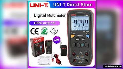 UNIT UT60S UT60BT Smart Digital Multimeter 1000V AC DC Voltmeter Ammeter True RMS Frequency Meter