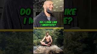  Khamzat Chimaev Funny Reaction After Being Asked If Hs Practices Meditation In The Ufc