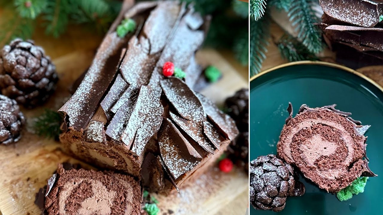 FATÖRZS ROLÁD 🪵 KÁVÉS - tejcsokoládés 🍫☕️ - BebePiskóta