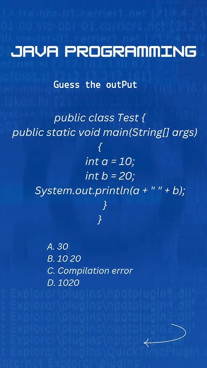 Java Tricky Programs - 1| Java Programming Interview Questions| - YouTube