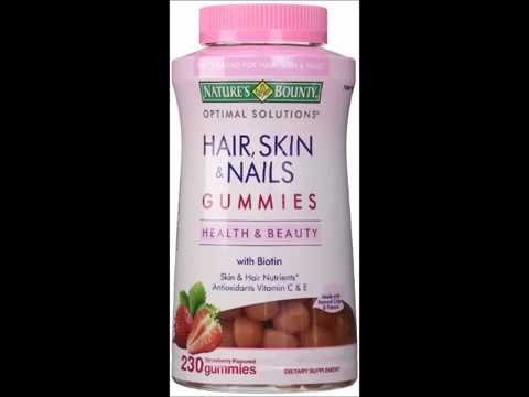 Nature S Bounty Hair Skin And Nails 230 Gummies Youtube