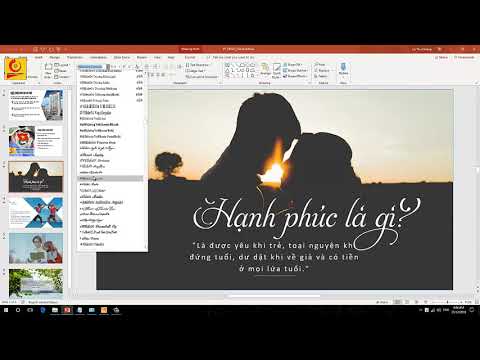 Quy luật sử dụng font chữ trong Powerpoint 2016