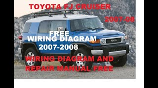 Toyota F J  Cruiser Wiring Diagram and Service Manual Free, Car Wiring Diagram Free, Toyota Diagram